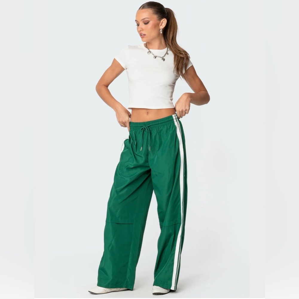 Edikted Fauna Nylon Track Pants